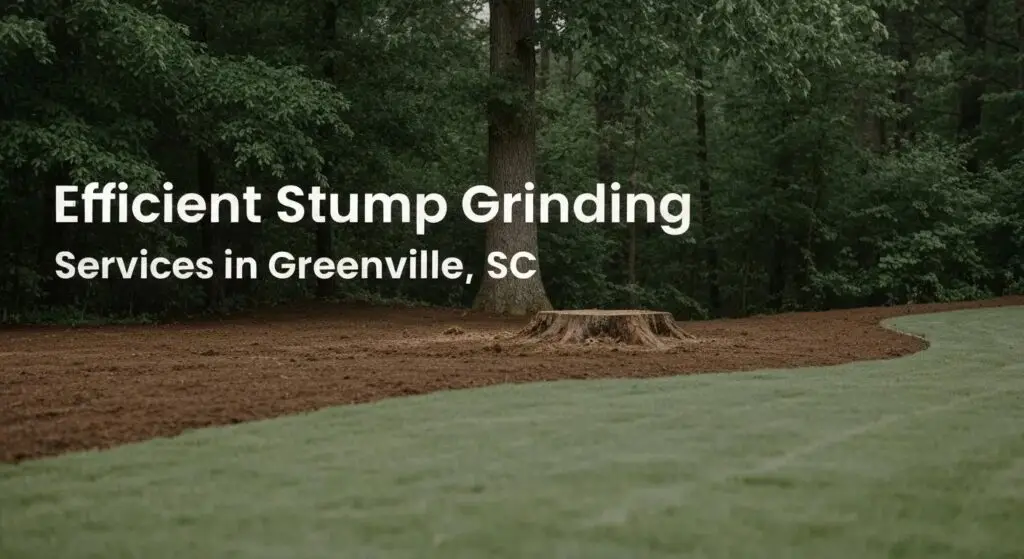 Efficient Stump Grinding Services in Greenville, SC