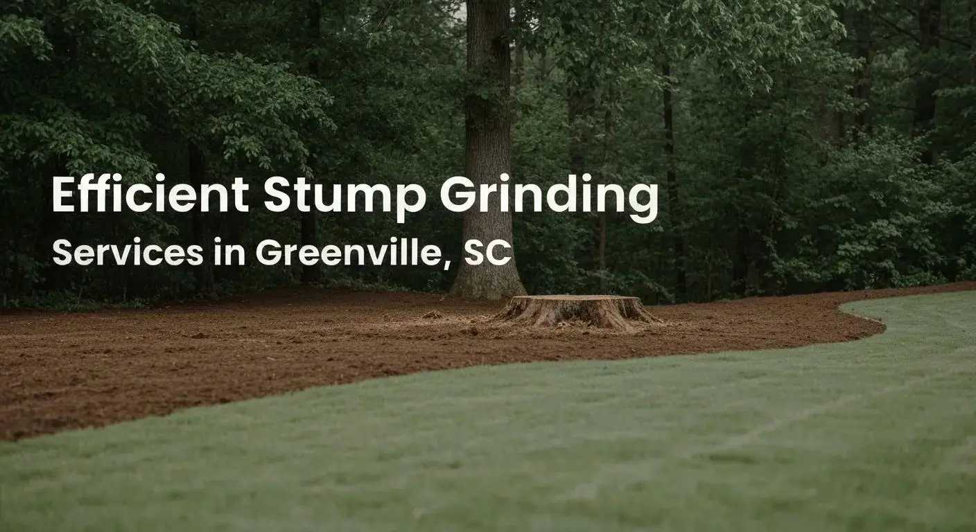 Efficient Stump Grinding Services in Greenville, SC